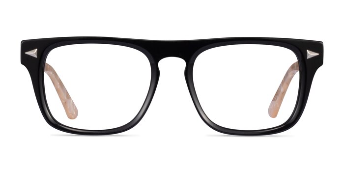 Fluoresce Black Champagne Acetate Eyeglass Frames from EyeBuyDirect