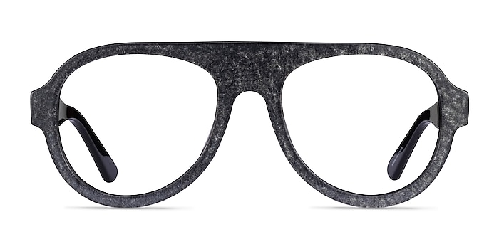 Revel Shiny Gray Acetate Eyeglass Frames from EyeBuyDirect