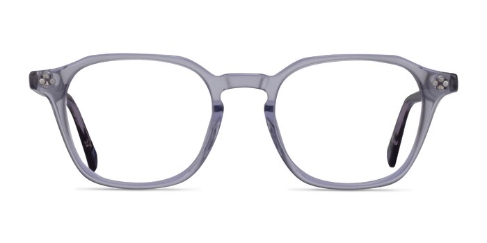 Hopkins Clear Purple Floral Acétate Montures de lunettes de vue d'EyeBuyDirect