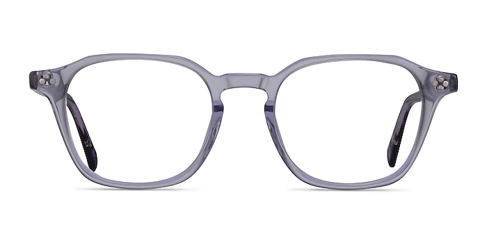 Hopkins Clear Purple Floral Acetate Eyeglass Frames from EyeBuyDirect