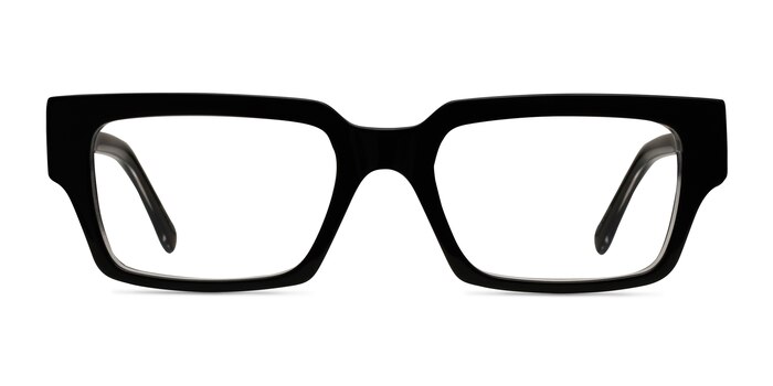 Rand Noir Acétate Montures de lunettes de vue d'EyeBuyDirect
