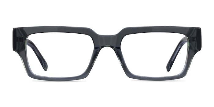 Rand Clear Gray Acétate Montures de lunettes de vue d'EyeBuyDirect