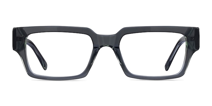 Rand Clear Gray Acetate Eyeglass Frames from EyeBuyDirect