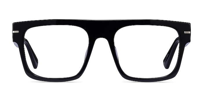 Chet Black Acetate Eyeglass Frames from EyeBuyDirect