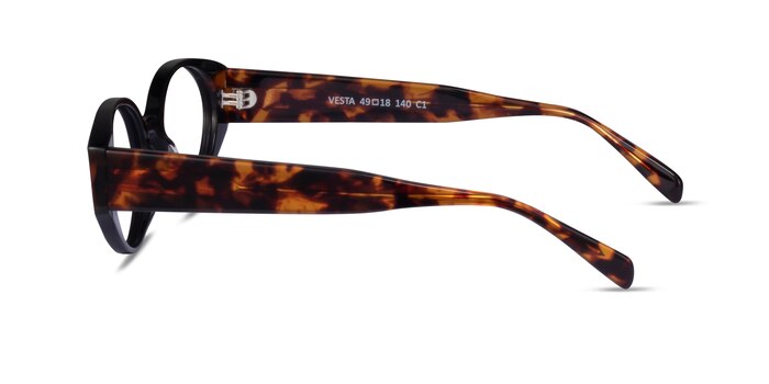 Vesta Black Tortoise Acétate Montures de lunettes de vue d'EyeBuyDirect