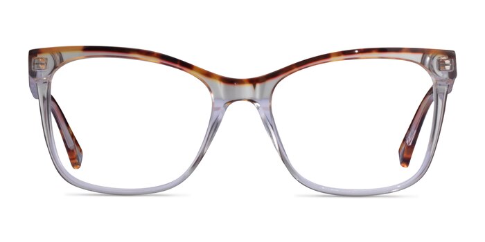 Rima Square Tortoise Clear Glasses for Women | Eyebuydirect
