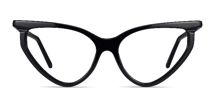 Siamese Black Acetate Eyeglass Frames from EyeBuyDirect