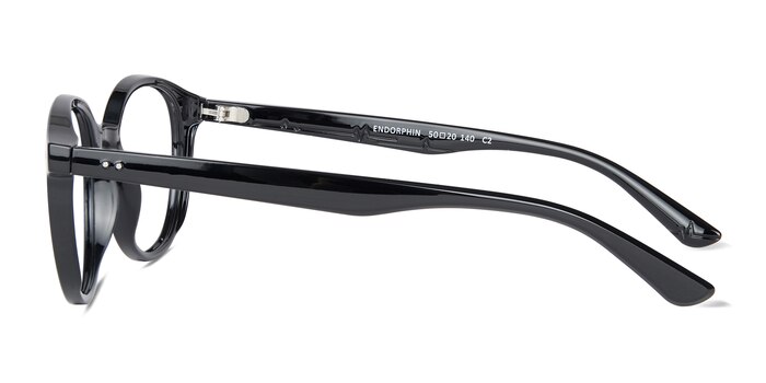 Endorphin Noir Plastique Montures de lunettes de vue d'EyeBuyDirect