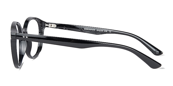 Endorphin Black Plastic Eyeglass Frames from EyeBuyDirect
