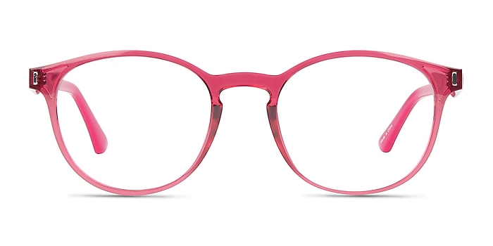 Boss Clear Pink Plastic Eyeglass Frames from EyeBuyDirect