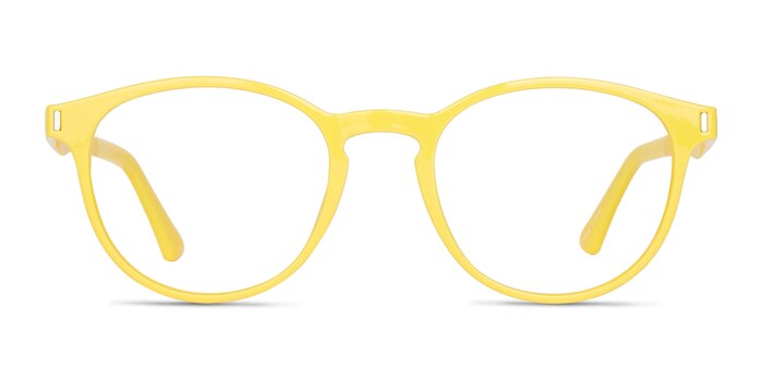 Boss Yellow Plastic Eyeglass Frames from EyeBuyDirect