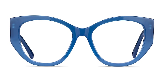Phyto Blue Floral Acetate Eyeglass Frames from EyeBuyDirect