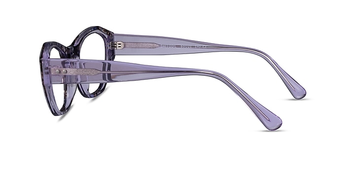 Daffodil Purple Floral Acetate Eyeglass Frames from EyeBuyDirect