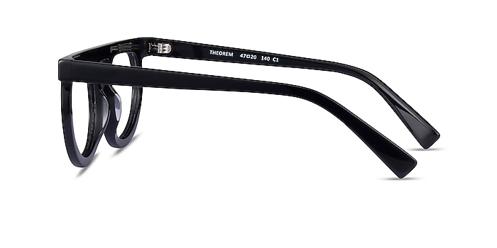 Theorem Black Acetate Eyeglass Frames from EyeBuyDirect