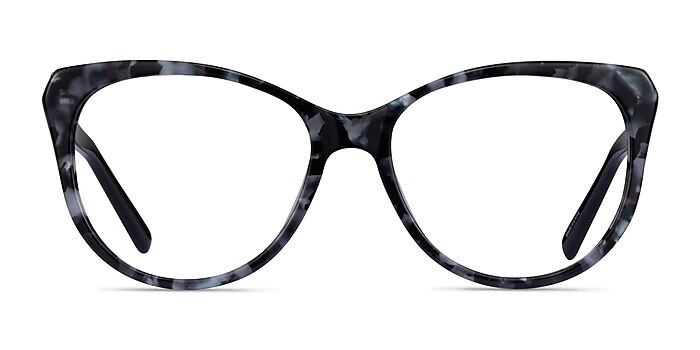 Thalia Gray Tortoise Acétate Montures de lunettes de vue d'EyeBuyDirect