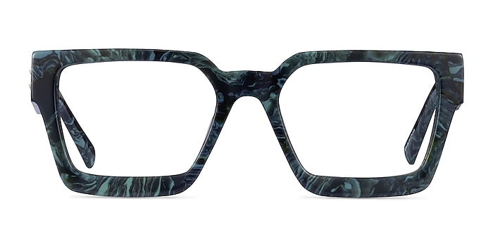 Hestia Green Floral Acetate Eyeglass Frames from EyeBuyDirect