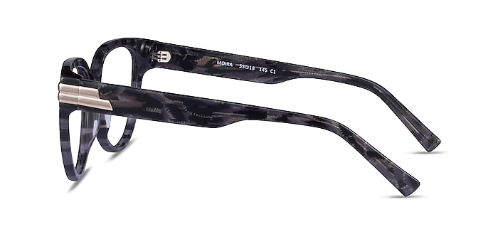 Moira Gris Acétate Montures de lunettes de vue d'EyeBuyDirect
