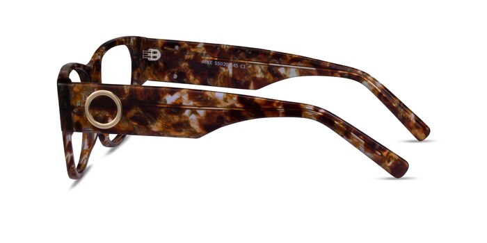 Aine Brown Floral Acetate Eyeglass Frames from EyeBuyDirect