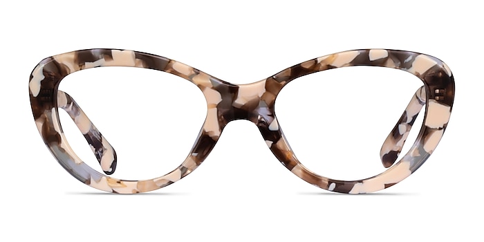 Sharon Marron Acétate Montures de lunettes de vue d'EyeBuyDirect