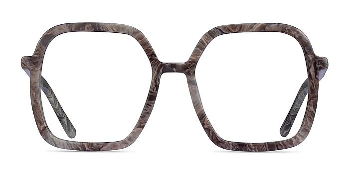 Artemis Gray Acetate Eyeglass Frames from EyeBuyDirect