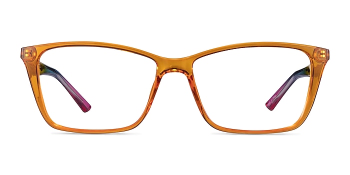 Sunbeam Orange Rainbow Plastic Eyeglass Frames from EyeBuyDirect