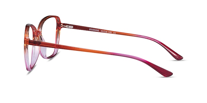Stunning Pink Orange Metal Eyeglass Frames from EyeBuyDirect