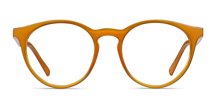 Ginkgo Yellow Plastic Eyeglass Frames from EyeBuyDirect