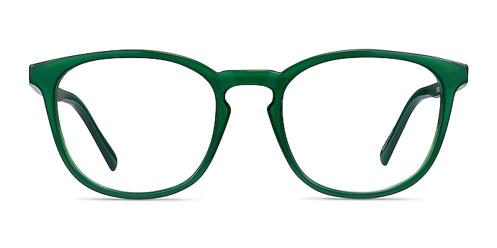 Persea Vert Plastique Montures de lunettes de vue d'EyeBuyDirect