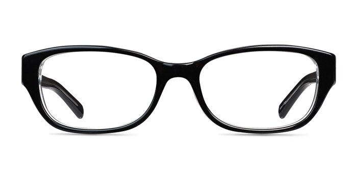 Rafi Black  Acetate Eyeglass Frames from EyeBuyDirect