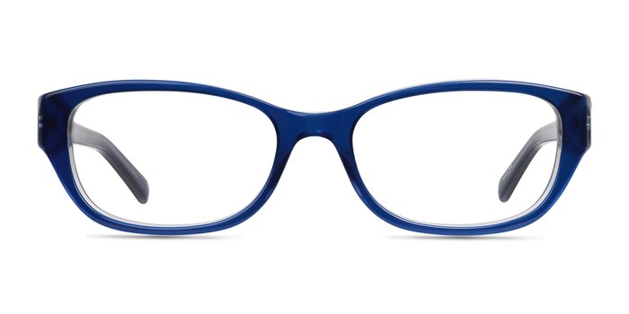 Rafi Navy Acetate Eyeglass Frames from EyeBuyDirect