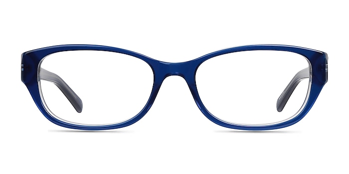 Rafi Navy Acetate Eyeglass Frames from EyeBuyDirect