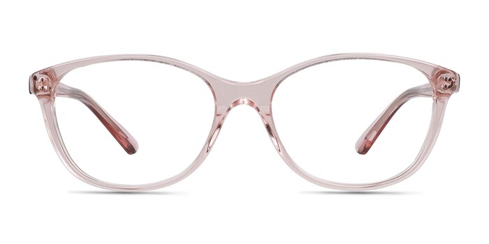 Piper Clear Pink Acetate Eyeglass Frames from EyeBuyDirect