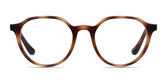 Prue Matte tortoise Plastic Eyeglass Frames from EyeBuyDirect