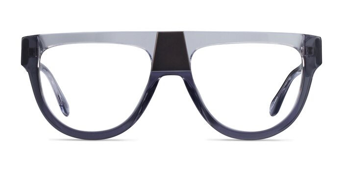 Etho Gris Acétate Montures de lunettes de vue d'EyeBuyDirect