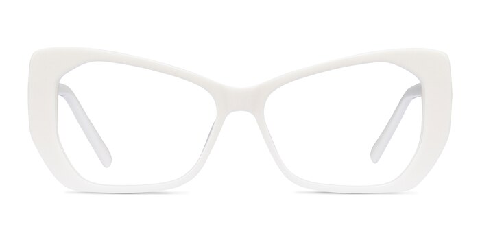 Deduce Blanche Acétate Montures de lunettes de vue d'EyeBuyDirect