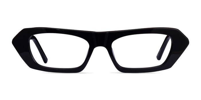 Synth Noir Acétate Montures de lunettes de vue d'EyeBuyDirect