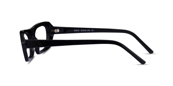 Synth Noir Acétate Montures de lunettes de vue d'EyeBuyDirect
