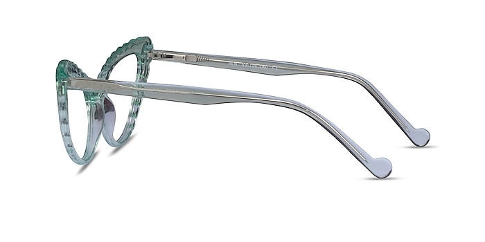 Pen Clear Green Acetate Eyeglass Frames from EyeBuyDirect