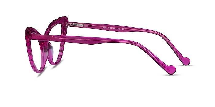 Pen Clear Purple Acétate Montures de lunettes de vue d'EyeBuyDirect