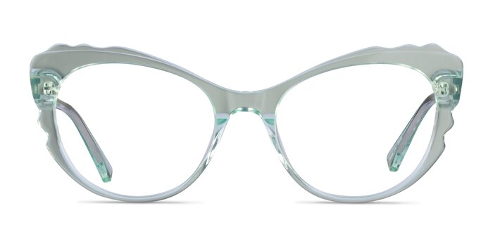 Cassis Vert Acétate Montures de lunettes de vue d'EyeBuyDirect