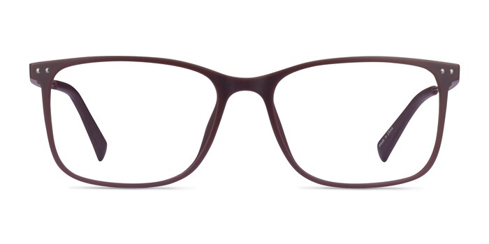 Ease Marron foncé Plastique Montures de lunettes de vue d'EyeBuyDirect