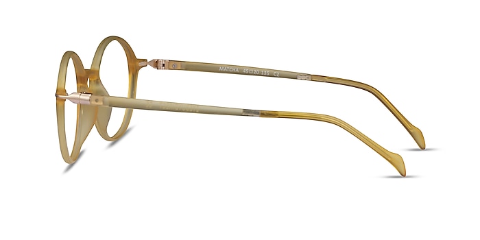 Matcha Clear Yellow Plastic Eyeglass Frames from EyeBuyDirect