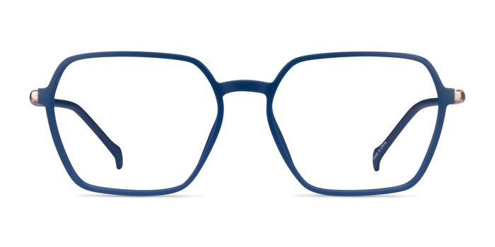 Tatsu Navy Plastic Eyeglass Frames from EyeBuyDirect
