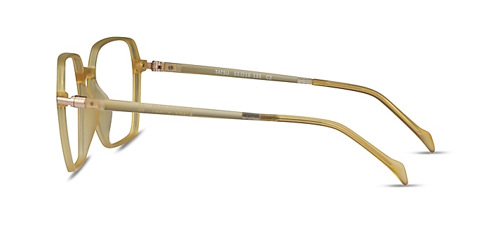 Tatsu Clear Yellow Plastic Eyeglass Frames from EyeBuyDirect