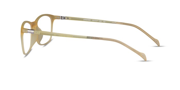 Unwind Clear Yellow Plastique Montures de lunettes de vue d'EyeBuyDirect