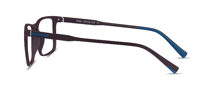 Anza Dark Brown Plastic Eyeglass Frames from EyeBuyDirect