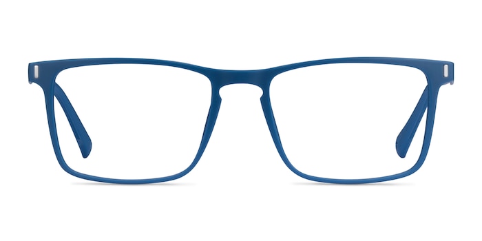 Anza Rectangle Navy Full Rim Eyeglasses | Eyebuydirect Canada