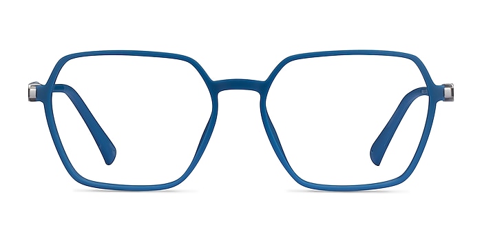 Brisk Navy Plastic Eyeglass Frames from EyeBuyDirect