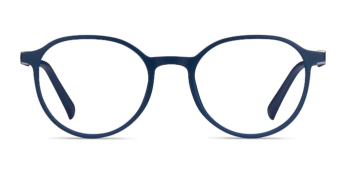 Fresco Navy Plastic Eyeglass Frames from EyeBuyDirect