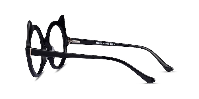 Tonks Black Gold Acetate Eyeglass Frames from EyeBuyDirect
